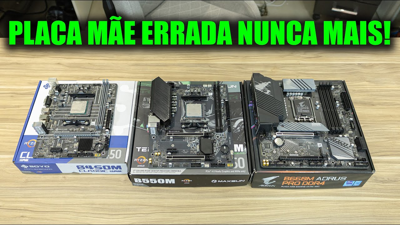 APRENDA A ESCOLHER A MELHOR PLACA MÃE PARA SEU CPU E EXTRAIR MELHOR DESEMPENHO