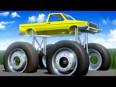 I Built a HUGE MONSTER TRUCK! - The Long Drive Gameplay