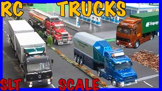 RC Modell Trucks auf einem Diorama