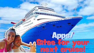 5 Sites/Apps for your NEXT Carnival Cruise!