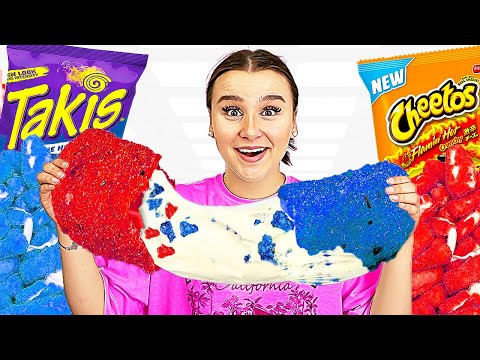 1 Tag lang ALLES FRITTIEREN und Essen ! 🤤🔥(Takis mit Käse) - Celina