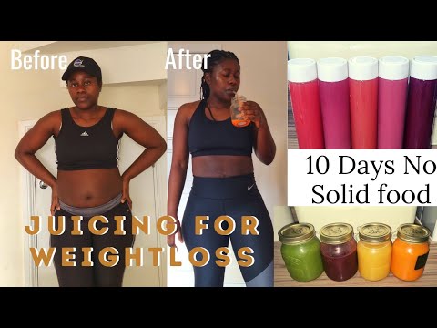 JUICING FOR WEIGHTLOSS |*10 Days Juice Fast | RECIPES & Shocking😯 RESULTS | Really Worth It?| Lualih