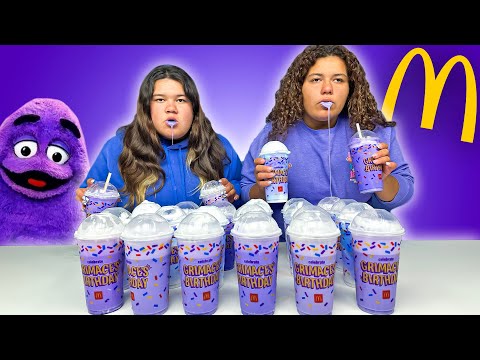 Don't Choose the Wrong GRIMACE SHAKE SLIME Challenge