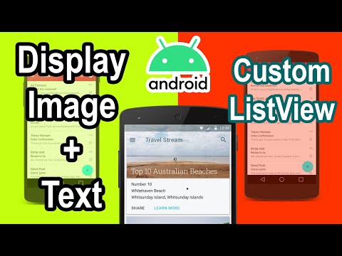 How to Create Custom ListView with Image and Text in Android Studio