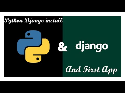 Django Install and First App