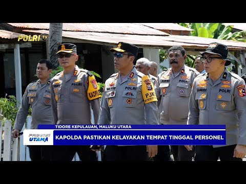 KAPOLDA MALUT TINJAU BARAK DAN RUMAH DINAS DI TIDORE