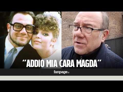 Carlo Verdone at his wife Magda's funeral: "She was a good person; Sergio Leone introduced me to ...