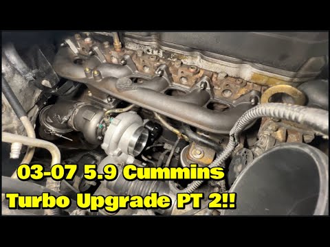 230K Mile 3rd Gen 5.9 Cummins Gets NEW Manifold and TURBO!! PT 2!!