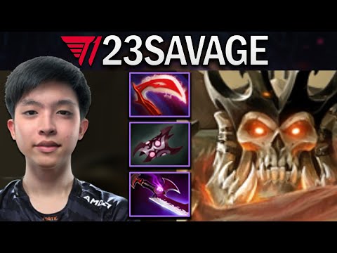 T1.23SAVAGE WRAITH KING WITH ARMLET-SILVEREDGE - DOTA 2 7.30 GAMEPLAY