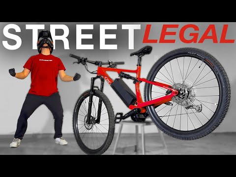 Best Street Legal E-MTB Build // *No License* Electric Mountain Bike DIY
