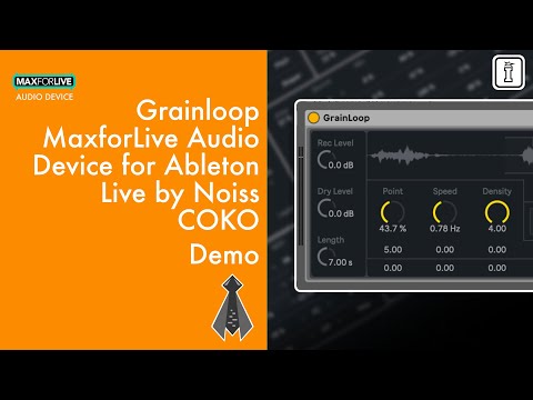 Ableton Push Demo - GrainLoop MaxforLive Audio Device for Ableton Live by NOISS COKO