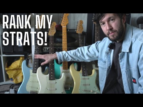 Ranking My BEST Strats - K-Lines and Fenders....