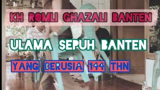 Download lagu KH Romli Ghazali Ulama Sepuh Banten yang Berusia 144 Tahun !! mp3