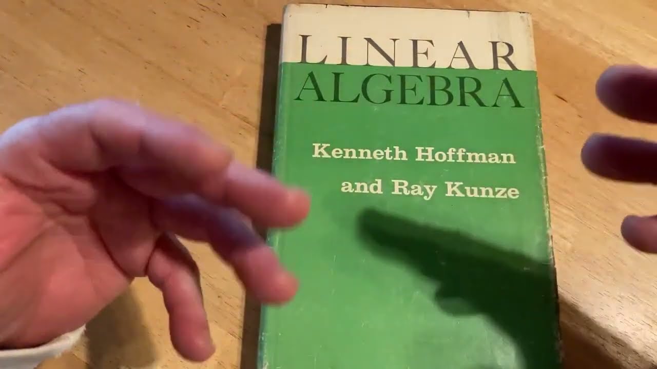 Legendary Linear Algebra Book from 1961