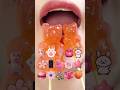 Asmr PINK KOHAKUTO EMOJI FOOD Eating Sounds Sped Up