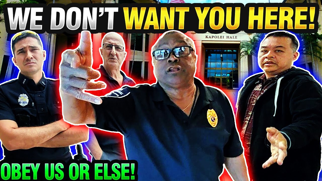 Security Guards Call Police To KICK Journalist Out Of Public Building! When Will They Learn?