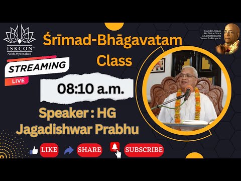 SB Class | SB 4.27.14 | HG Jagadishwar Pr | 26-12-2023 | ISKCON Hyderabad