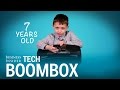 Kids Try a BoomBox 