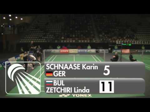 Dutch Open 2015 * QF * WS * Karin Schnaase vs Linda Zetchiri