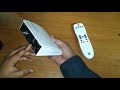 D2h HD Set Top Box V 5004 HD Unboxing And First Time Connectivity With TV