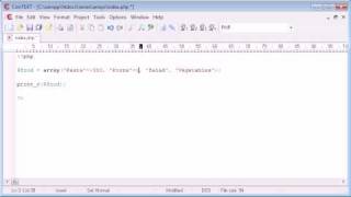 Beginner PHP Tutorial - 39 - Associative Arrays