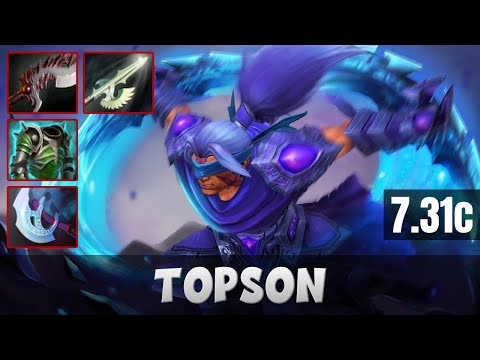 TOPSON Anti-Mage MID LANE Gameplay | Dota 2 Full Game