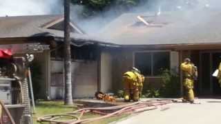 preview picture of video 'House fire Riverside California'