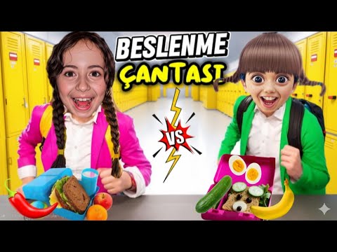 LUNCH BAG CHALLENGE 2 | TEACHER CHECKED OUR LUNCH BAG!! ESMA Vs PELINSU