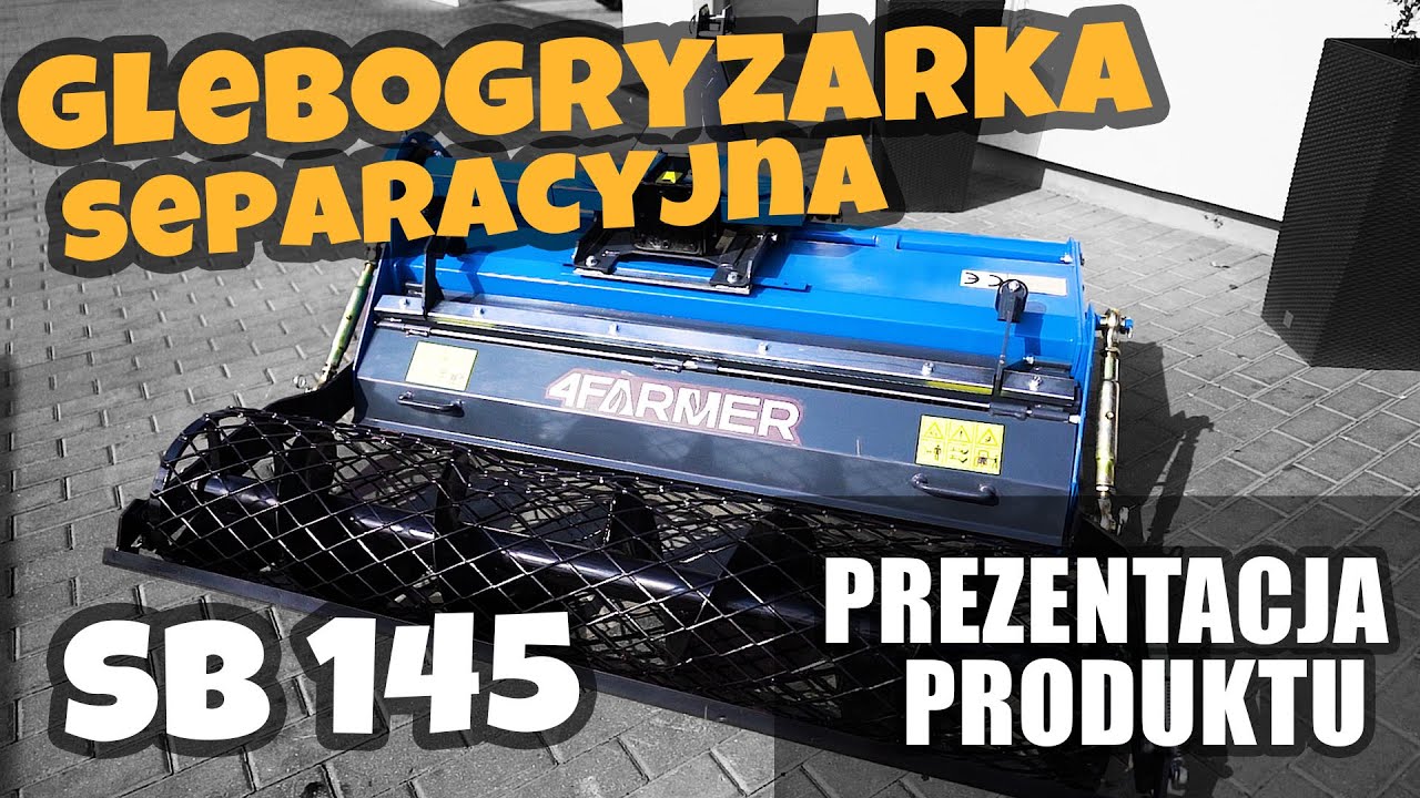 Glebogryzarka separacyjna SB 145 Niebieska :: 4FARMER :: Traktor.com.pl