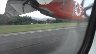 preview picture of video 'Take Off from Pattimura Airport (Ambon) - destination Langgur Airport (Tual)'