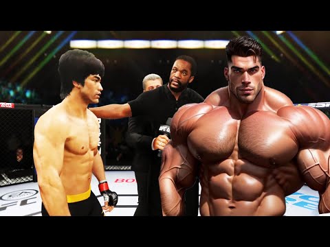 UFC 4 I Bruce Lee vs. Muscular Goliath (EA Sports UFC 4)