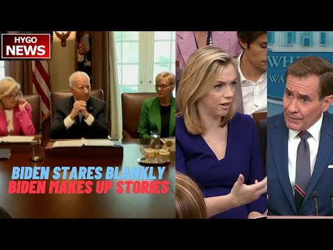 Biden Stares Blankly, Refuses To Answer Impeachment; Kirby on Biden Frequently Makes Up Stories