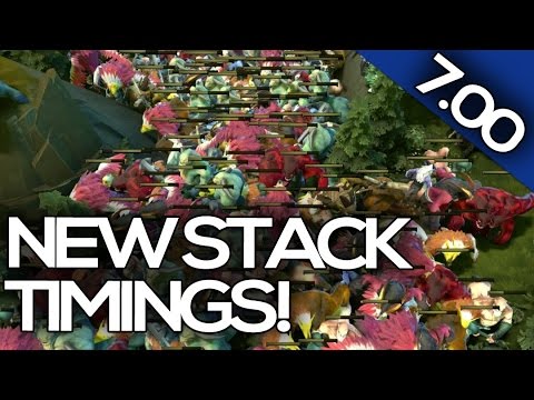 7.00 PATCH UPDATE Dota 2 - ALL NEW STACK TIMINGS!