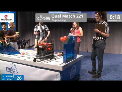 VEX Worlds 2016 - VEXIQ Elementary School - Engineering - Qual 221 (10530A 2014) 158