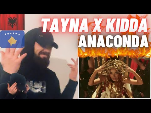 🇦🇱🇽🇰 Tayna x Kidda - Anaconda | FIRST UK 🇬🇧 REACTION