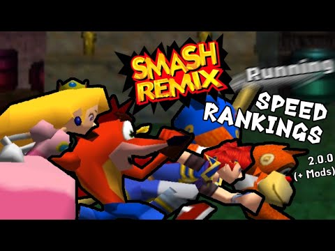 Smash Remix 2.0.0 | Running Speed Rankings (+ Mods)