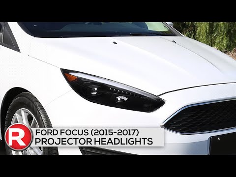 15-17 Ford Focus Sequential Headlights with LED DRL - Demo+DIY Install - Spec-D