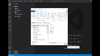 Open any folder in VsCode from the CMD environment
