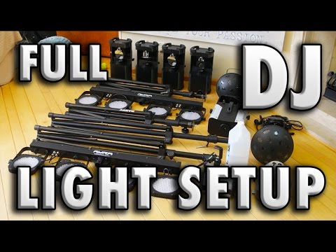 My Full Mobile Dj Light Setup! | DJTIMOTHY