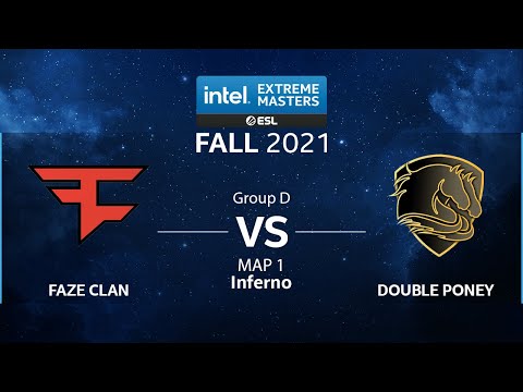 CS:GO - FaZe Clan vs. Double Poney [Inferno] Map 1 - IEM Fall 2021 - Group D - EU