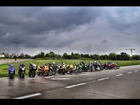 Zlot Motorowerów/125 cc zakończenie wakacji Kraków