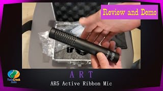 Video thumbnail for ART AR5 Active Ribbon Microphone Review and Demo by Twin Creek Audio