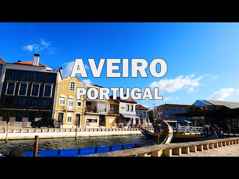 Aveiro, Portugal - Passeio de condução 4K