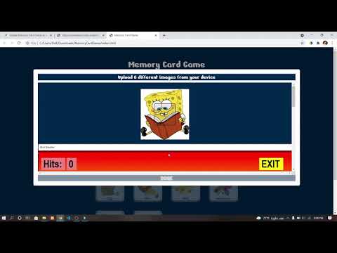 Simple Memory Card Game In Javascript With Source Code Source Code Projects
