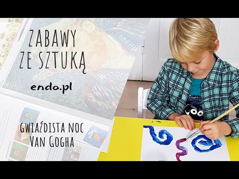 Zabawy ze sztuką z Endo.pl - Gwiaździsta Noc van Gogha