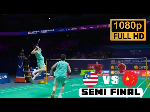 Amazing Match! Aaron Chia/Soh Wooi Yik Against Liang/Wang in Badminton Asia Championships 2025