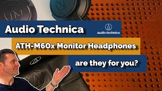 Video thumbnail for Audio Technica ATH M60x Closed Backed Monitor Headphones Review | David Lewis talking tech & audio by David Lewis