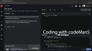 Download the video "Codewars: Python | 7 kyu | All Unique"
