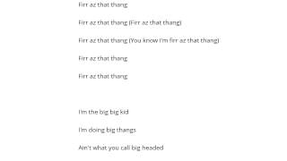 Jibbs   Firr Az That Thang Şarkı Sözü