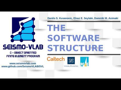 The Seismo-VLAB Software Structure